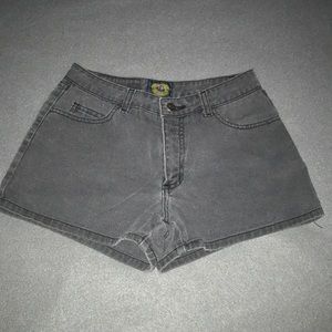 Vintage Paris Blues High Waisted Shorts